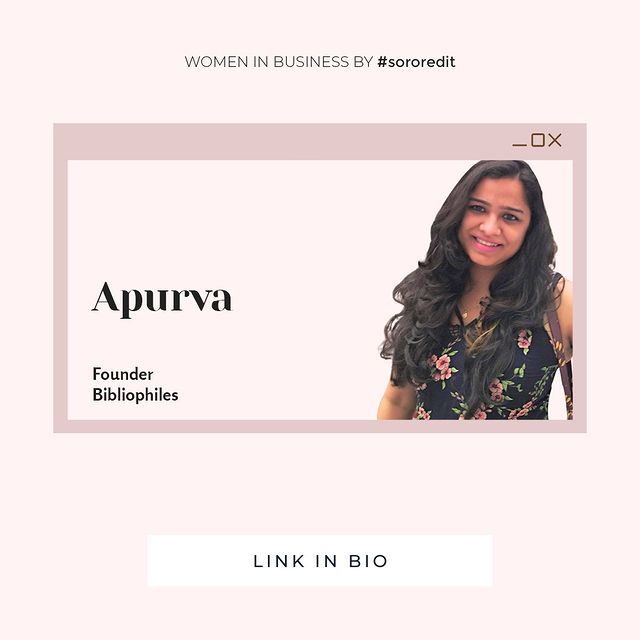 Apurva  Founder of Bibliophile