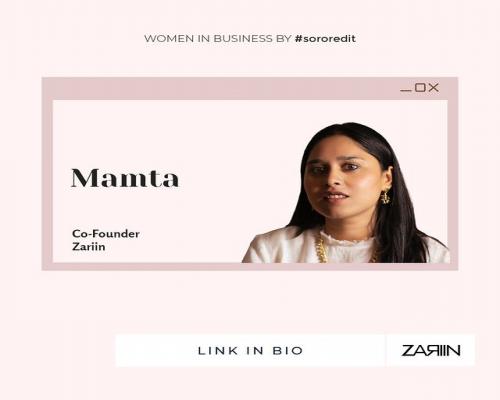 Mamta Gupta Co-founder ZARIIN Jewelry