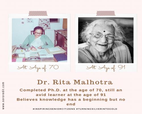 Dr. Rita Malhotra an Inspiring Woman