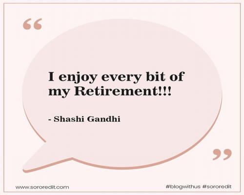  Story of Shashi Gandhi's Retirement 