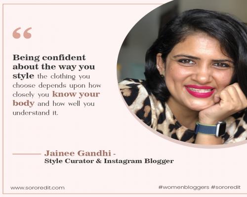  A Style Curator & Insta Blogger Jainee Gandhi 
