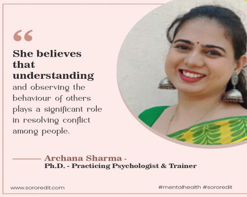 Archana Sharma a Ph.D. Psychologist