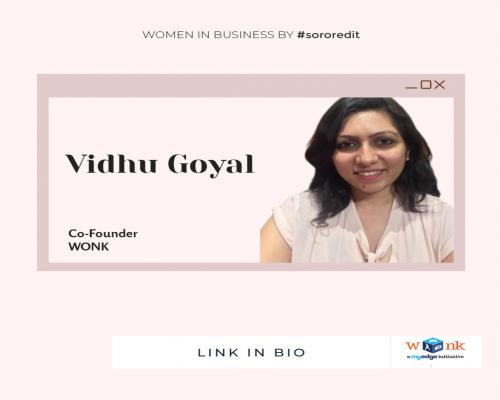 Vidhu Goyal  Co Founder At Wonk