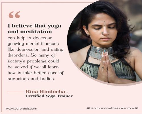 Rina Hindocha Yoga Trainer