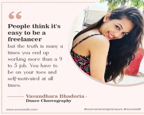 Vasundhara Bhadoria Dance Choreography