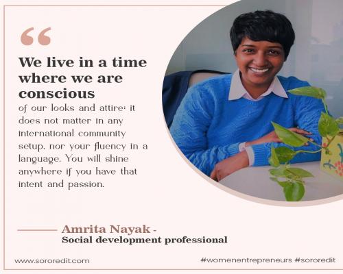 Amrita Nayak - Social development professional