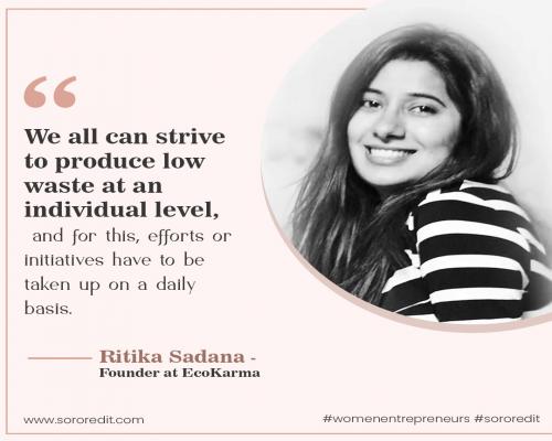 Ritika Sadana Founder at EcoKarma