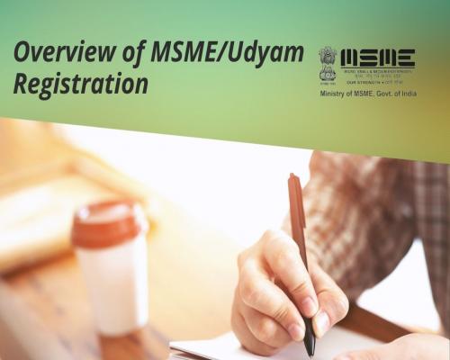 Overview of MSME/Udyam Registration